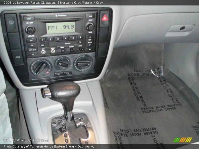 Silverstone Grey Metallic / Grey 2003 Volkswagen Passat GL Wagon
