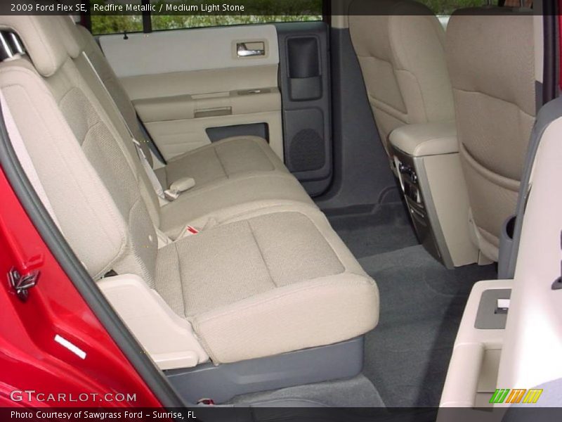 Redfire Metallic / Medium Light Stone 2009 Ford Flex SE