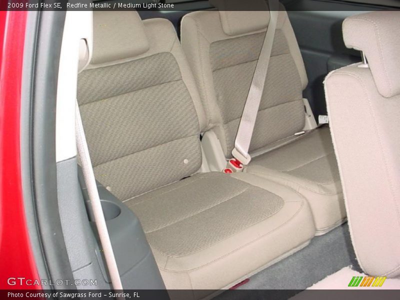 Redfire Metallic / Medium Light Stone 2009 Ford Flex SE