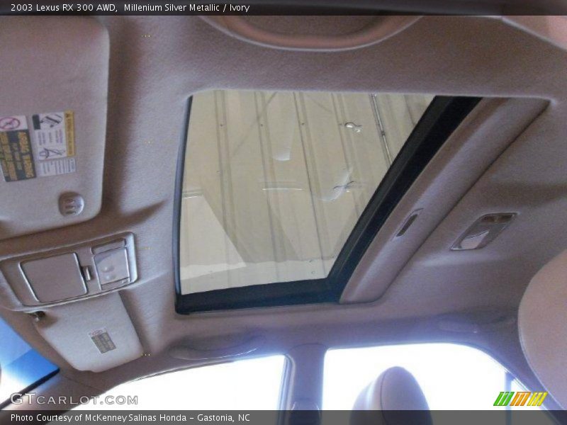 Millenium Silver Metallic / Ivory 2003 Lexus RX 300 AWD