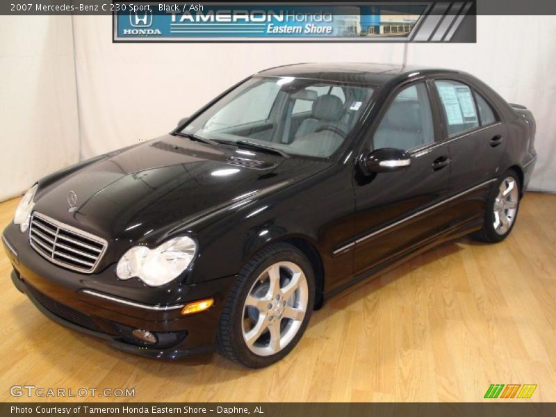 Black / Ash 2007 Mercedes-Benz C 230 Sport