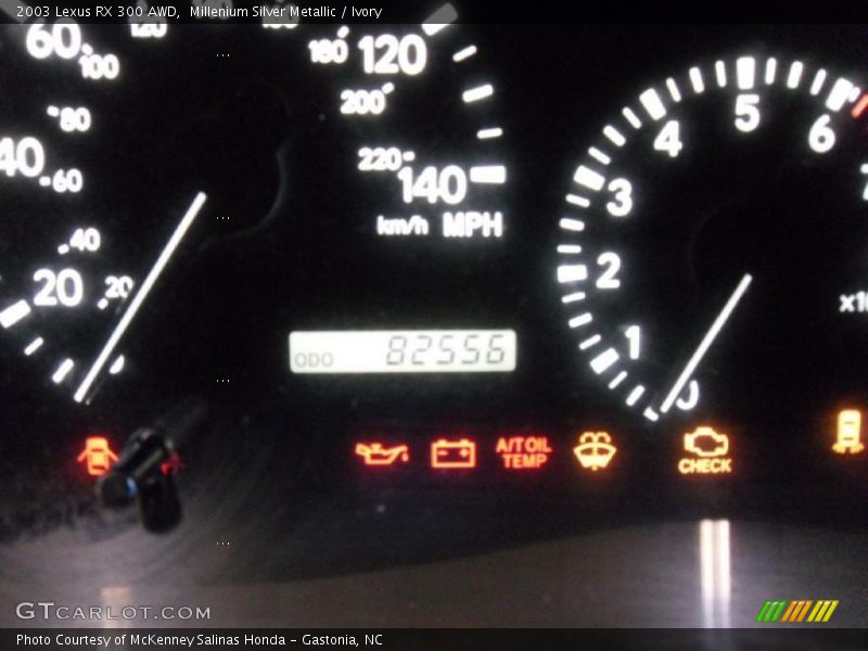 Millenium Silver Metallic / Ivory 2003 Lexus RX 300 AWD