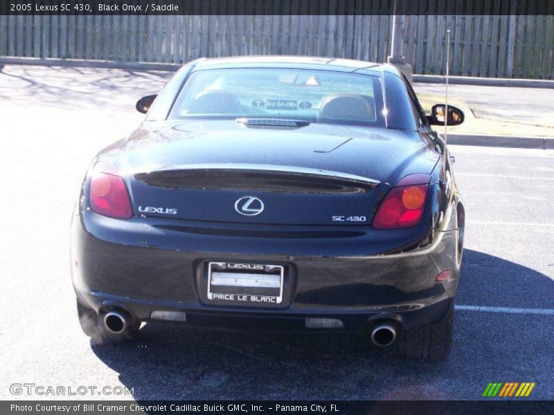Black Onyx / Saddle 2005 Lexus SC 430