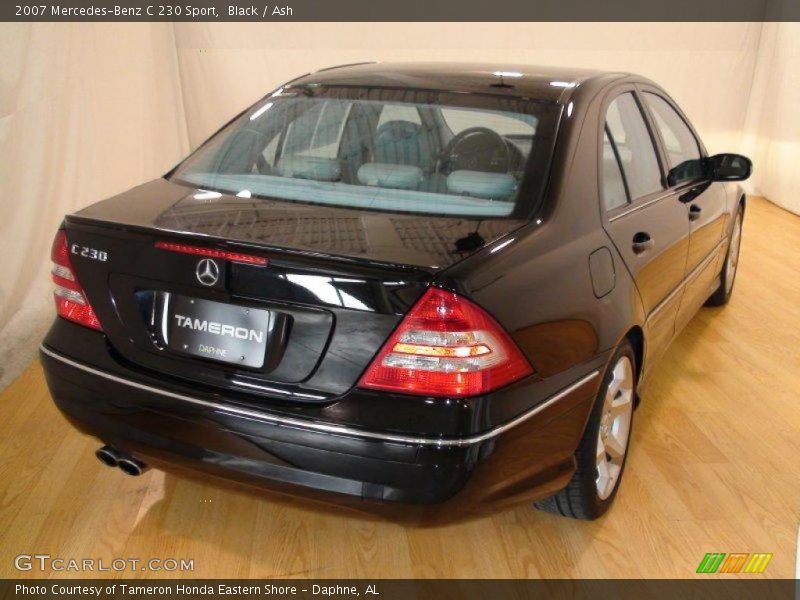 Black / Ash 2007 Mercedes-Benz C 230 Sport