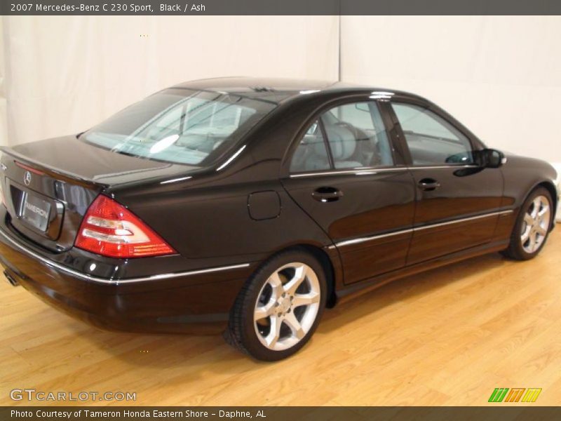 Black / Ash 2007 Mercedes-Benz C 230 Sport