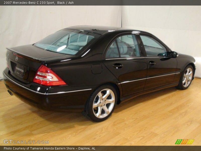 Black / Ash 2007 Mercedes-Benz C 230 Sport