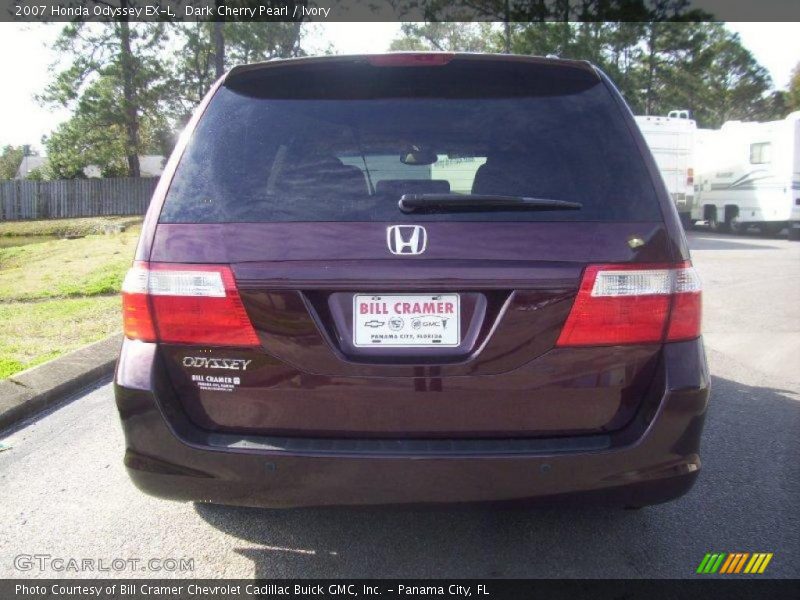 Dark Cherry Pearl / Ivory 2007 Honda Odyssey EX-L