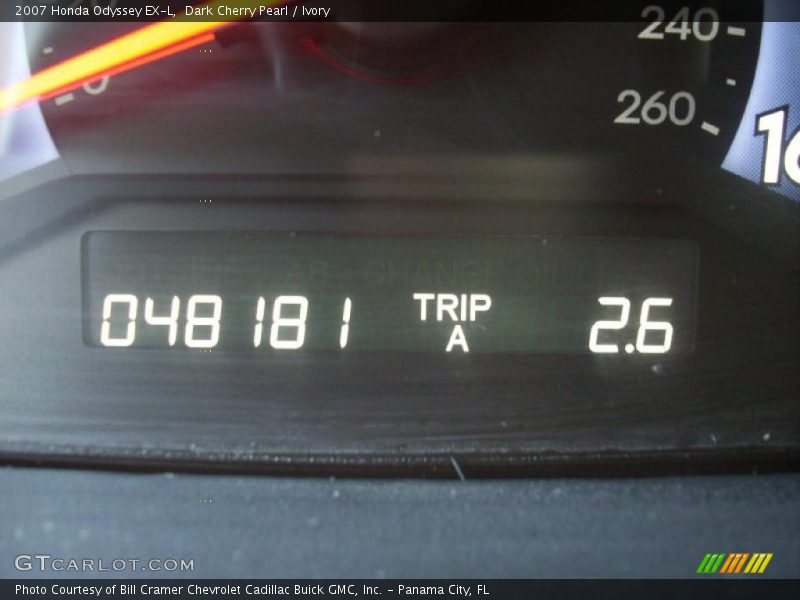 Dark Cherry Pearl / Ivory 2007 Honda Odyssey EX-L