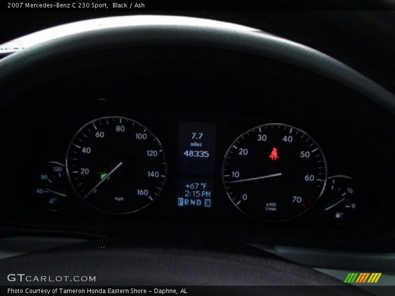 Black / Ash 2007 Mercedes-Benz C 230 Sport
