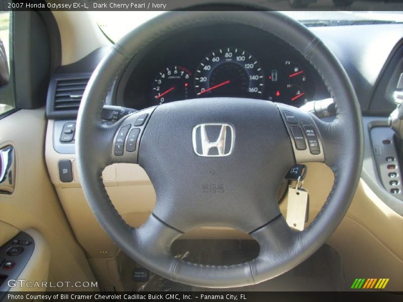 Dark Cherry Pearl / Ivory 2007 Honda Odyssey EX-L