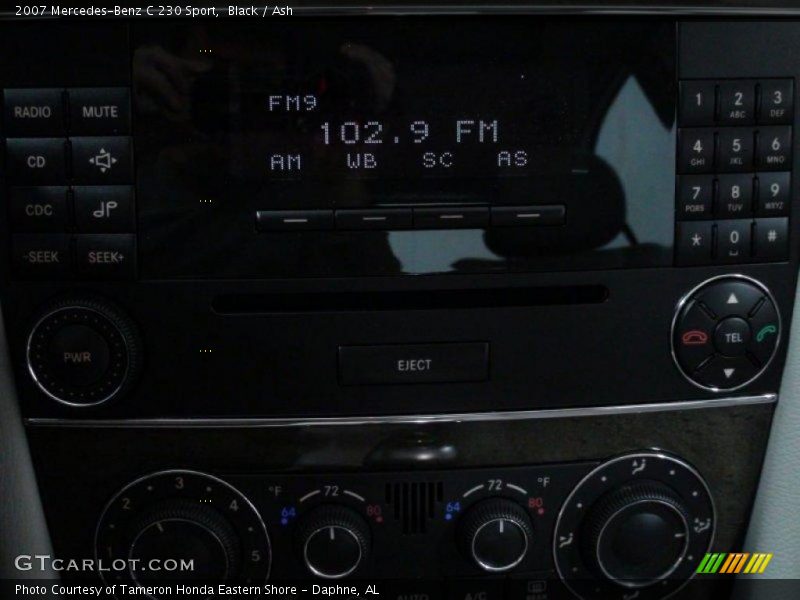 Black / Ash 2007 Mercedes-Benz C 230 Sport