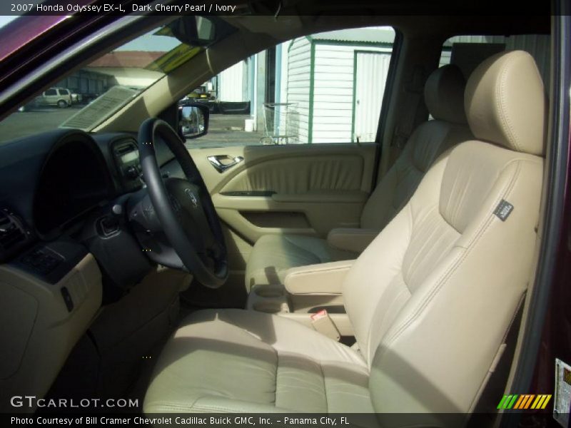 Dark Cherry Pearl / Ivory 2007 Honda Odyssey EX-L