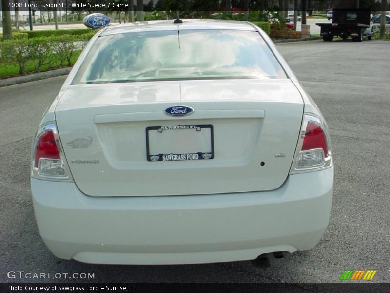 White Suede / Camel 2008 Ford Fusion SE