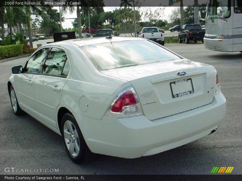 White Suede / Camel 2008 Ford Fusion SE