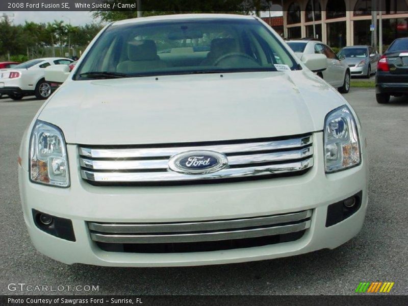 White Suede / Camel 2008 Ford Fusion SE