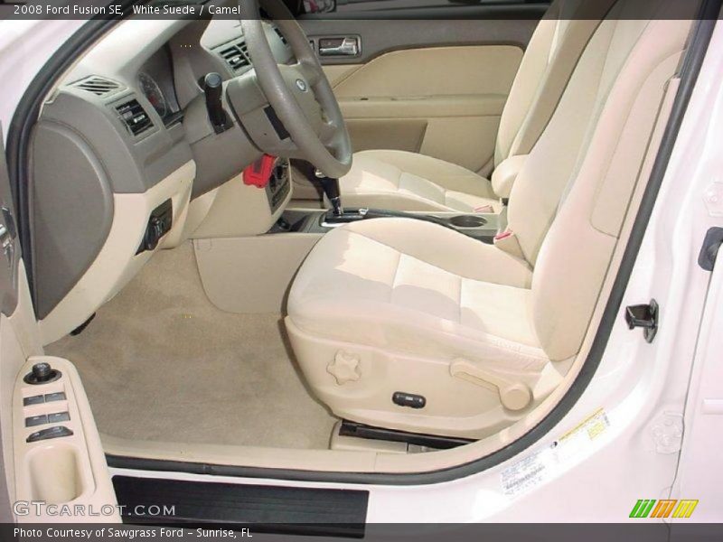 White Suede / Camel 2008 Ford Fusion SE