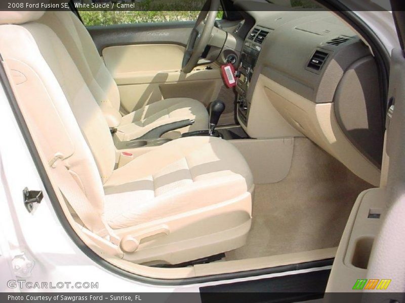 White Suede / Camel 2008 Ford Fusion SE
