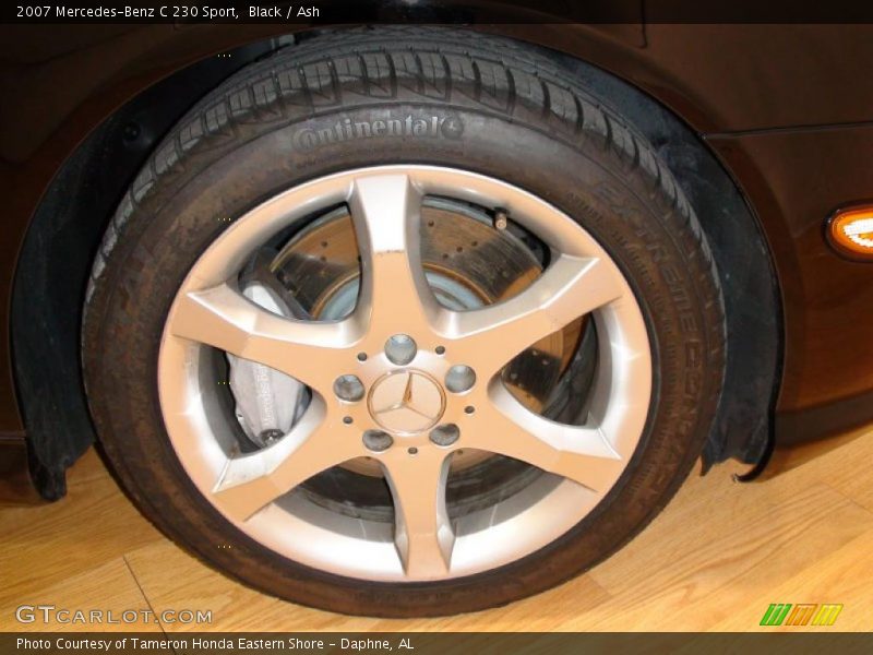 Black / Ash 2007 Mercedes-Benz C 230 Sport