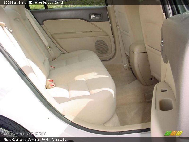 White Suede / Camel 2008 Ford Fusion SE