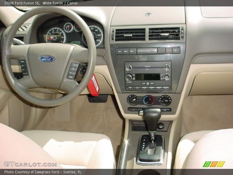 White Suede / Camel 2008 Ford Fusion SE