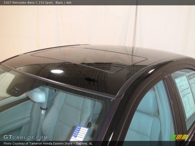 Black / Ash 2007 Mercedes-Benz C 230 Sport