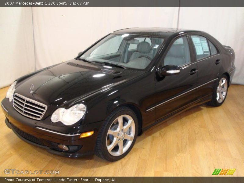 Black / Ash 2007 Mercedes-Benz C 230 Sport
