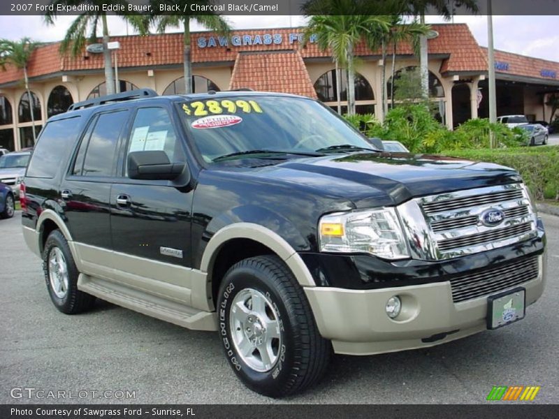 Black / Charcoal Black/Camel 2007 Ford Expedition Eddie Bauer