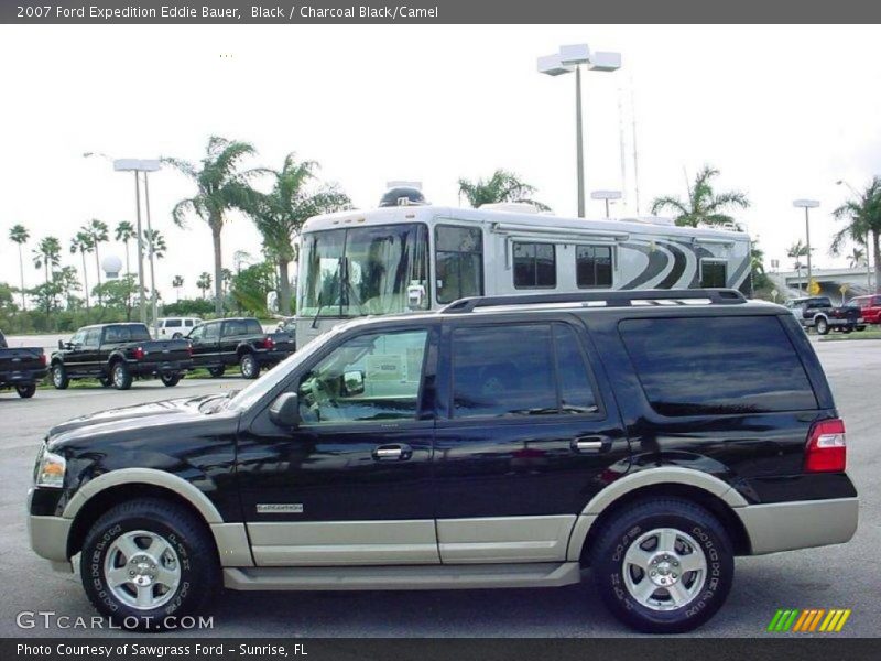 Black / Charcoal Black/Camel 2007 Ford Expedition Eddie Bauer