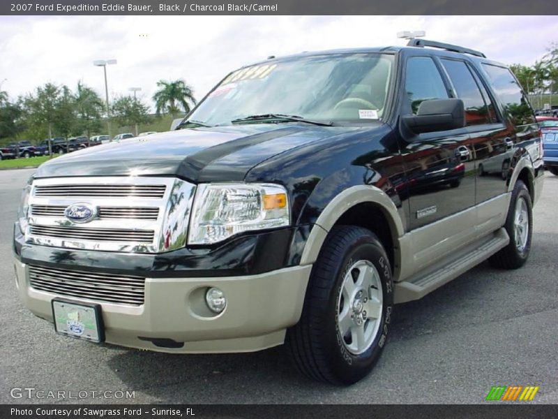 Black / Charcoal Black/Camel 2007 Ford Expedition Eddie Bauer