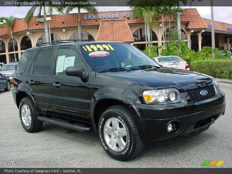 Black / Medium/Dark Flint 2007 Ford Escape XLT V6