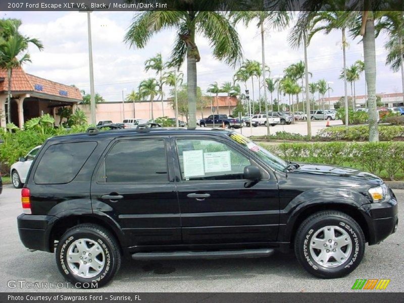 Black / Medium/Dark Flint 2007 Ford Escape XLT V6