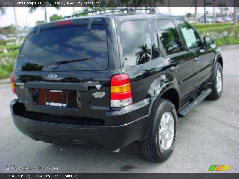 Black / Medium/Dark Flint 2007 Ford Escape XLT V6