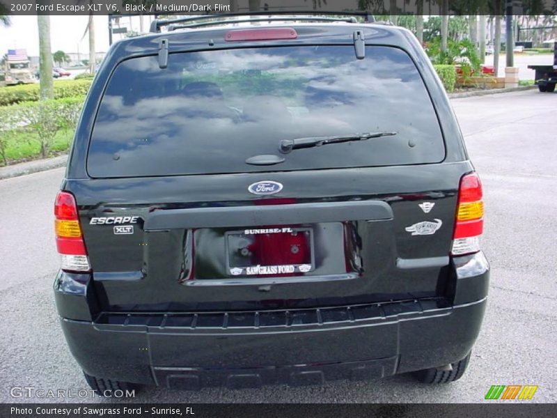 Black / Medium/Dark Flint 2007 Ford Escape XLT V6