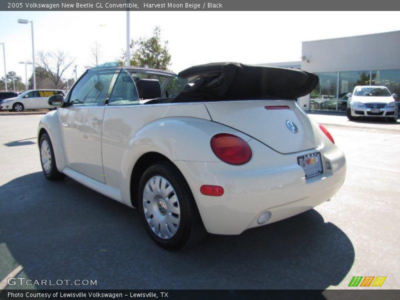 Harvest Moon Beige / Black 2005 Volkswagen New Beetle GL Convertible