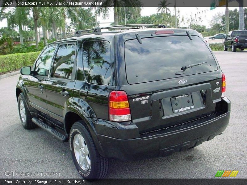 Black / Medium/Dark Flint 2007 Ford Escape XLT V6