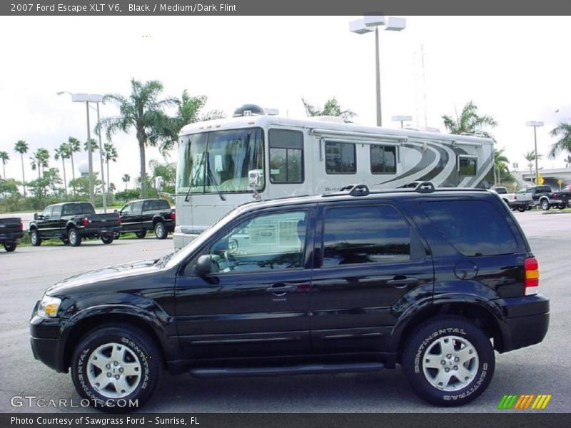 Black / Medium/Dark Flint 2007 Ford Escape XLT V6