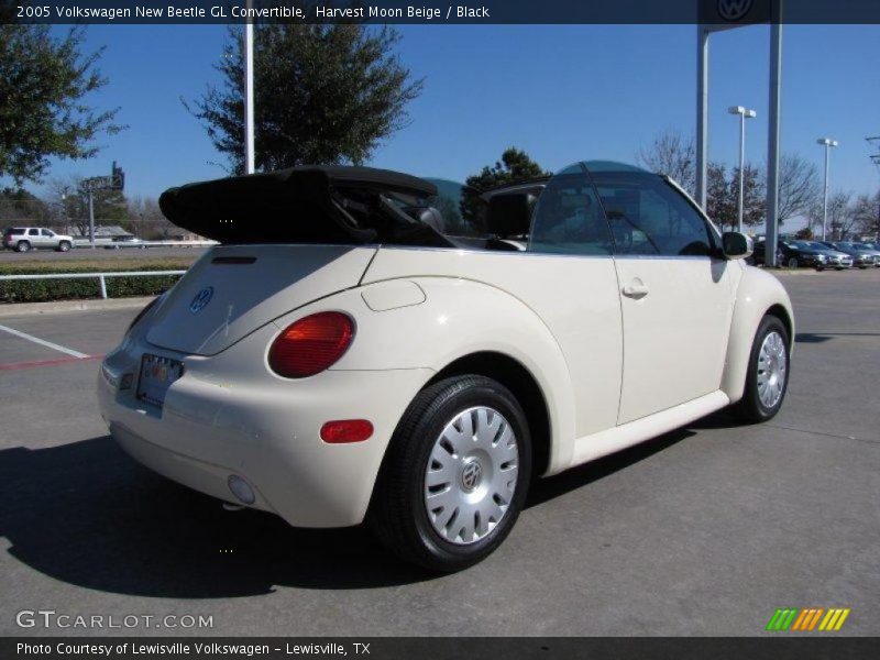 Harvest Moon Beige / Black 2005 Volkswagen New Beetle GL Convertible
