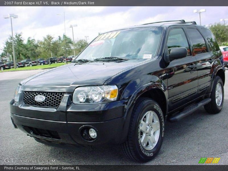 Black / Medium/Dark Flint 2007 Ford Escape XLT V6
