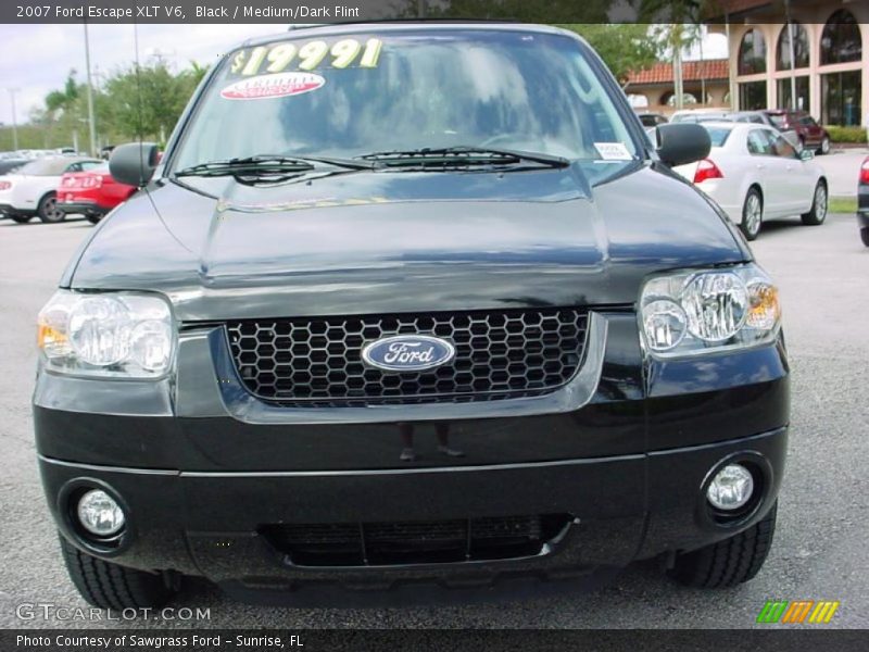 Black / Medium/Dark Flint 2007 Ford Escape XLT V6