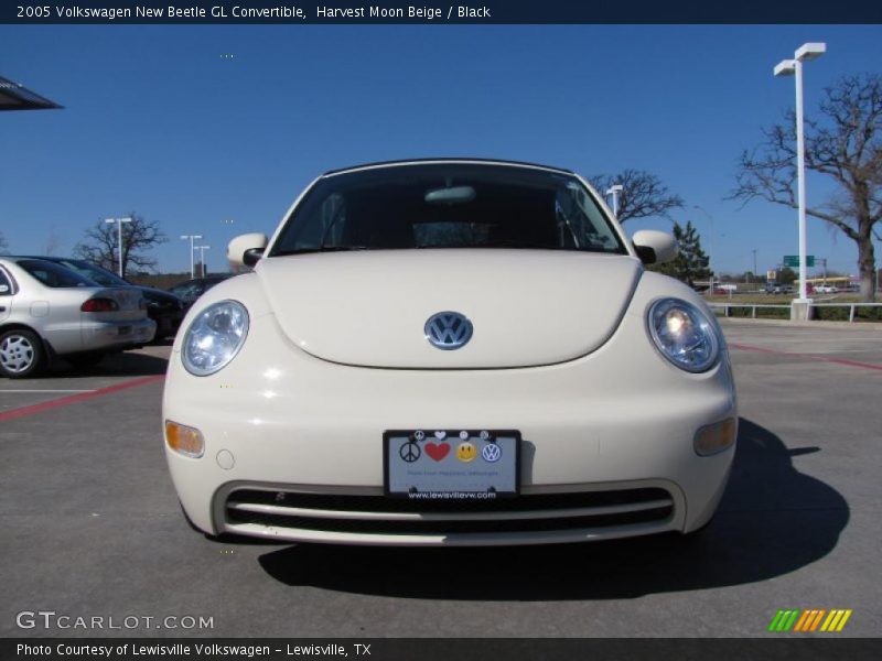 Harvest Moon Beige / Black 2005 Volkswagen New Beetle GL Convertible