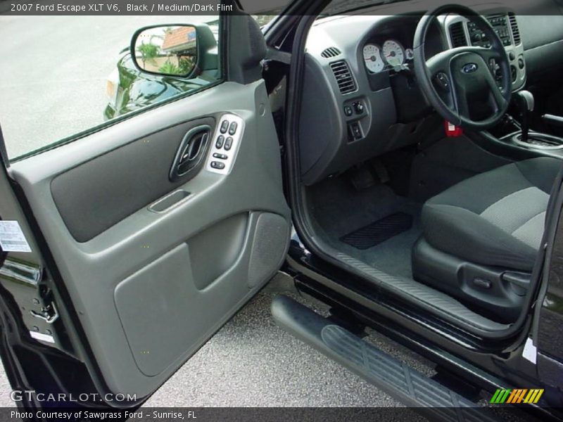Black / Medium/Dark Flint 2007 Ford Escape XLT V6