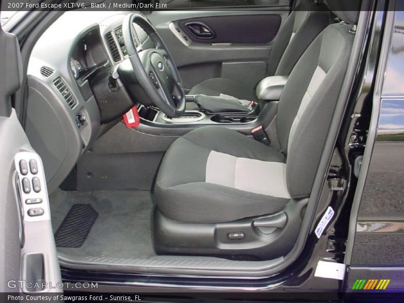 Black / Medium/Dark Flint 2007 Ford Escape XLT V6
