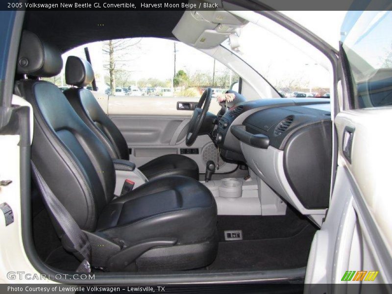 Harvest Moon Beige / Black 2005 Volkswagen New Beetle GL Convertible