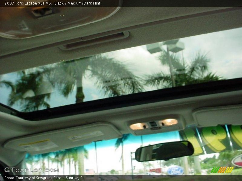 Black / Medium/Dark Flint 2007 Ford Escape XLT V6