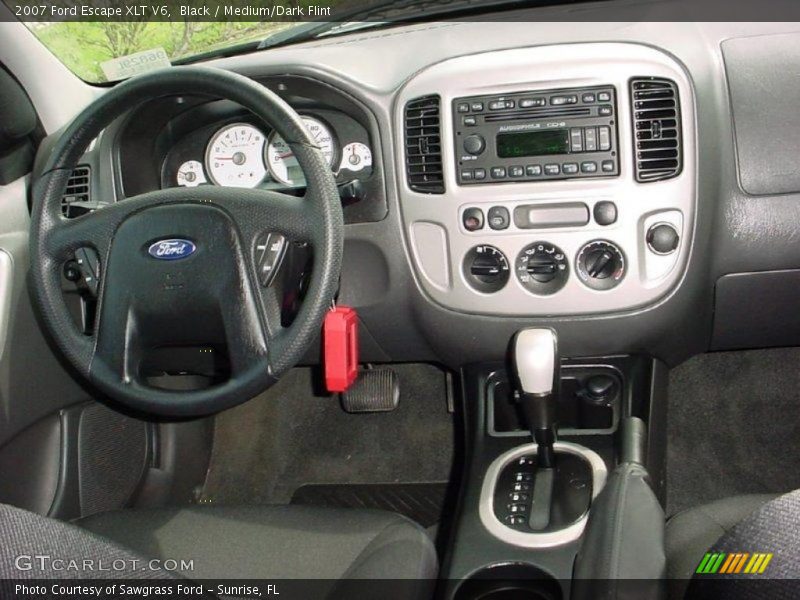 Black / Medium/Dark Flint 2007 Ford Escape XLT V6