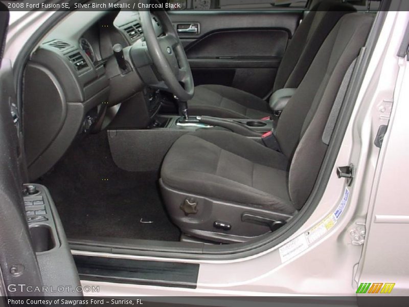 Silver Birch Metallic / Charcoal Black 2008 Ford Fusion SE