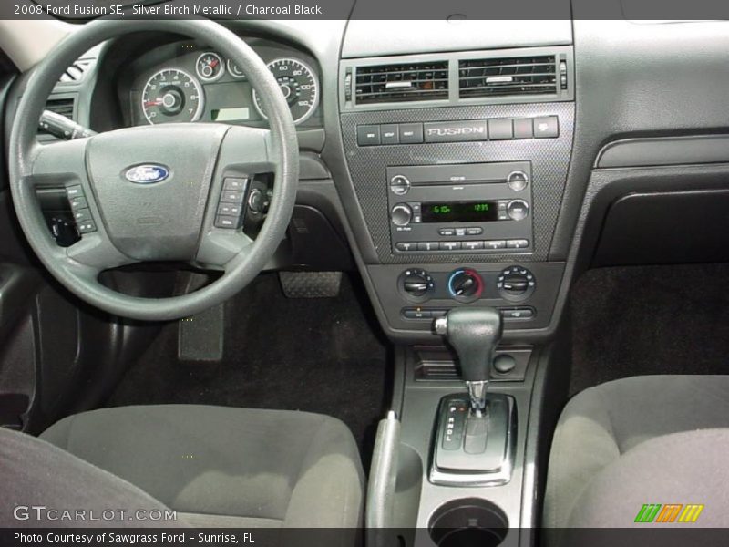 Silver Birch Metallic / Charcoal Black 2008 Ford Fusion SE