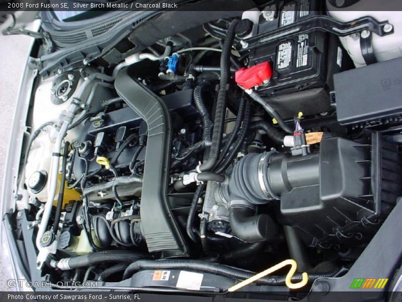 Silver Birch Metallic / Charcoal Black 2008 Ford Fusion SE