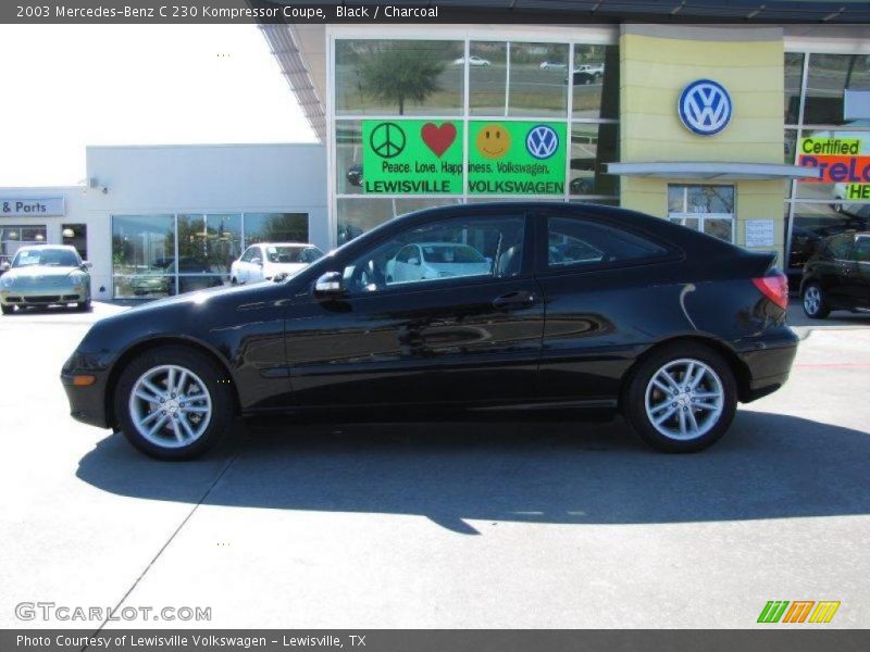 Black / Charcoal 2003 Mercedes-Benz C 230 Kompressor Coupe