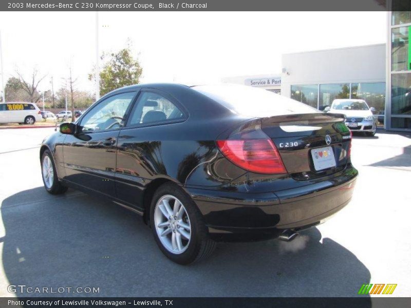 Black / Charcoal 2003 Mercedes-Benz C 230 Kompressor Coupe